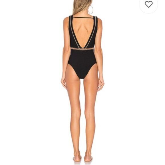 Elegant Black Women's One Piece Swimsuit - Size XS - Picture 2 of 8